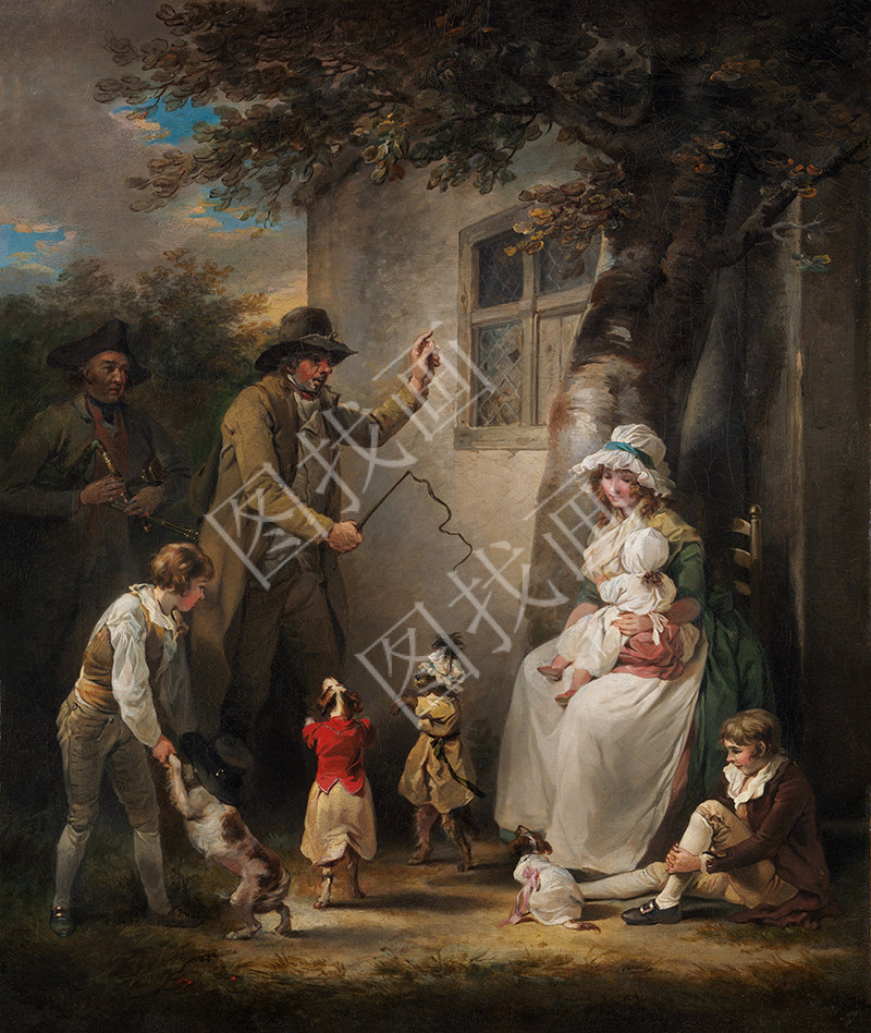 英国 莫尔兰 舞蹈狗 54x64cm